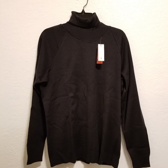 COBMEX  BLACK SWEATER TURTLENECK - Picture 1 of 6